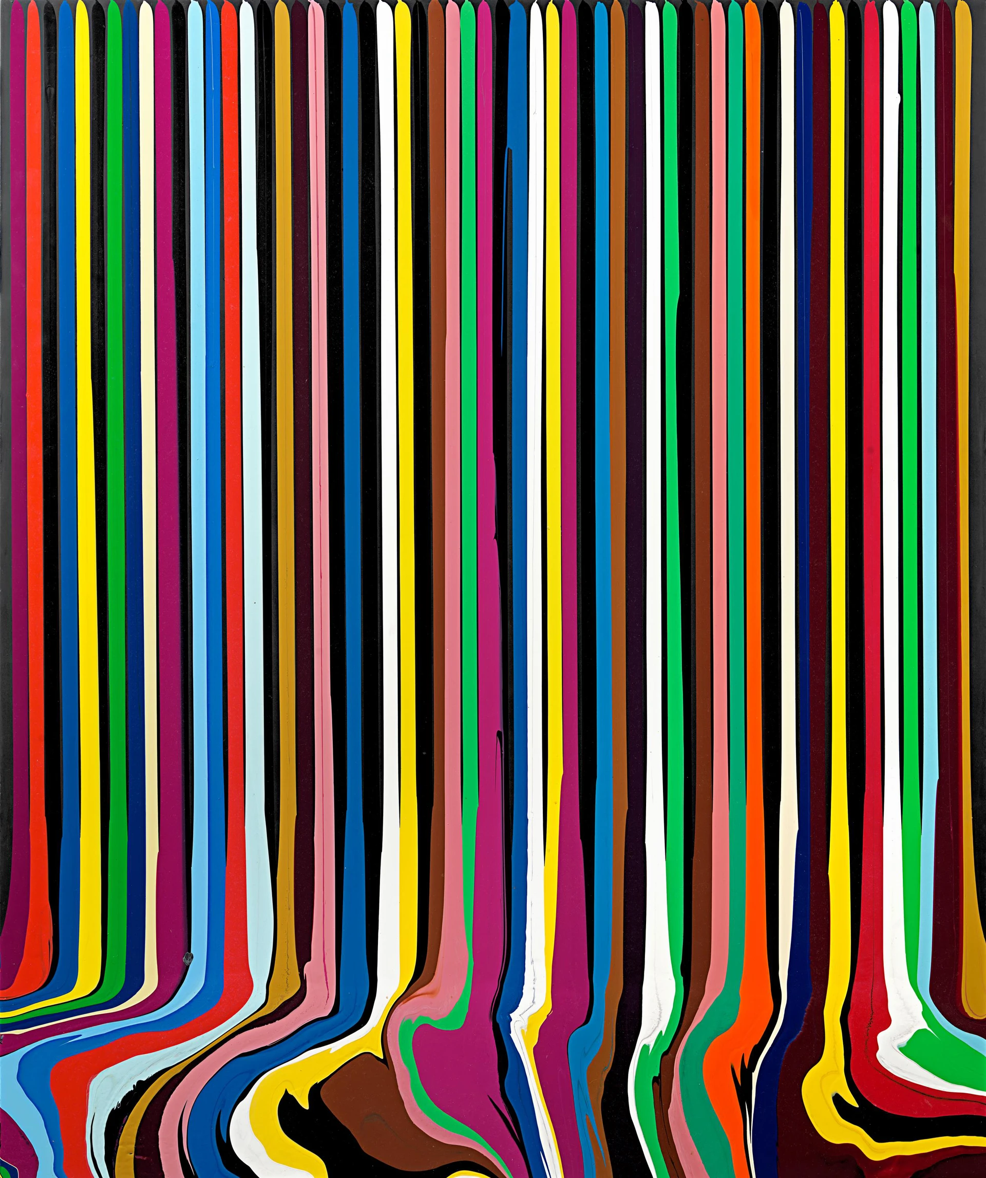 Ian Davenport - Puddle Painting: Jazz | Richard Green